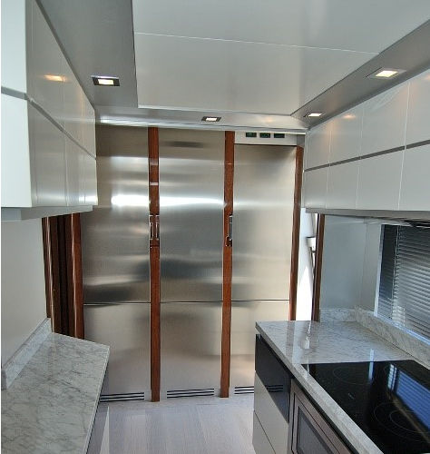 Réfrigérateur à 3 portes - DOMINATOR - Frigonautica srl - résidentiel / encastrable / en inox