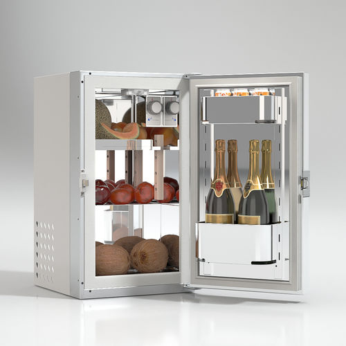 Réfrigérateur simple porte - FRS50RC - Frigonautica srl - professionnel / en pose libre / en métal