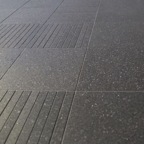 Carrelage de lave - ISO - Nero Sicilia - mat / d'intérieur / d'extérieur