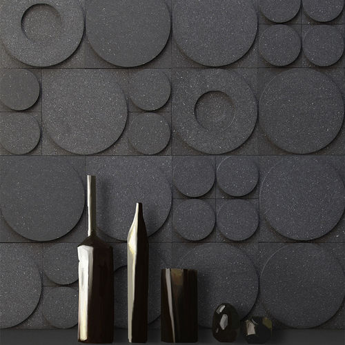 Carrelage de lave - Nero Sicilia - d'intérieur / mural / 20x20 cm