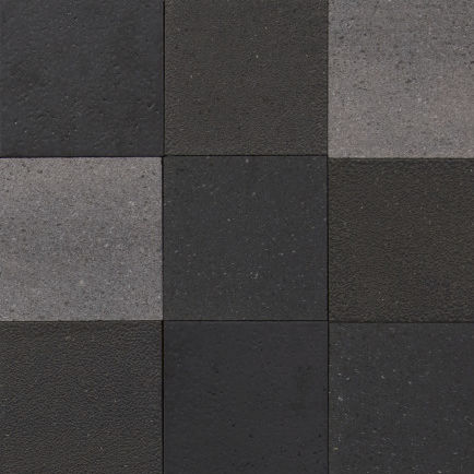 Mosaïque de lave - MIX - Nero Sicilia - d'intérieur / murale / de sol