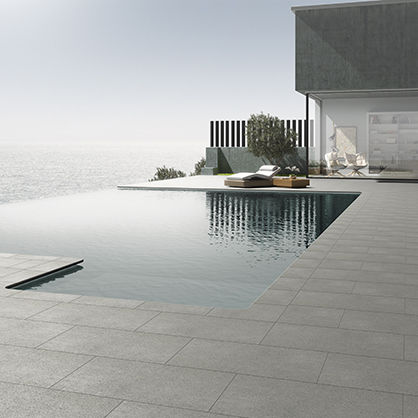 Carrelage en granit - GRANITES / BLUE - Tercocer - en basalte / d'extérieur / de sol
