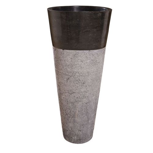 Vasque sur pied - TH-009-NE - Tercocer - en marbre / en pierre naturelle / conique