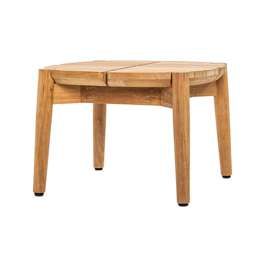 Table basse contemporaine - 251 108 COPENHAGEN - OASIQ - en teck / avec piètement en bois / carrée