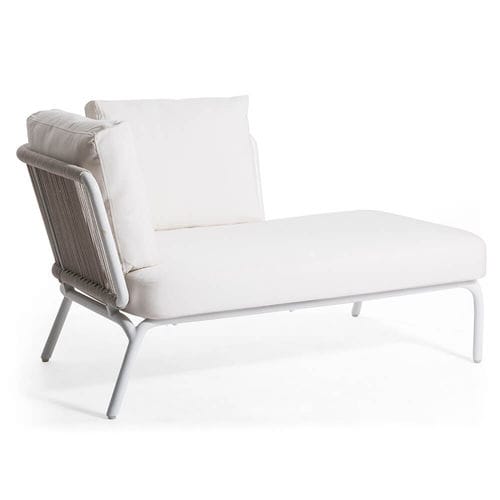 Méridienne contemporaine - 400 105 YLAND - OASIQ - en tissu / en tissu / en aluminium