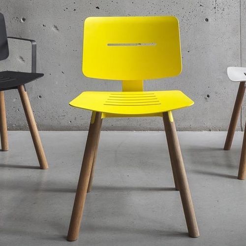 Chaise contemporaine - 110 101 COCO - OASIQ - d'extérieur / en tissu / en acier