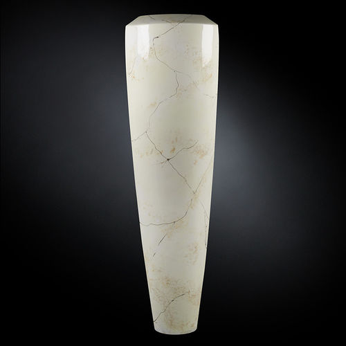 Vase contemporain - OBICE CARRARA - VGnewtrend - en polyéthylène basse densité (PEBD) / en marbre / fait main