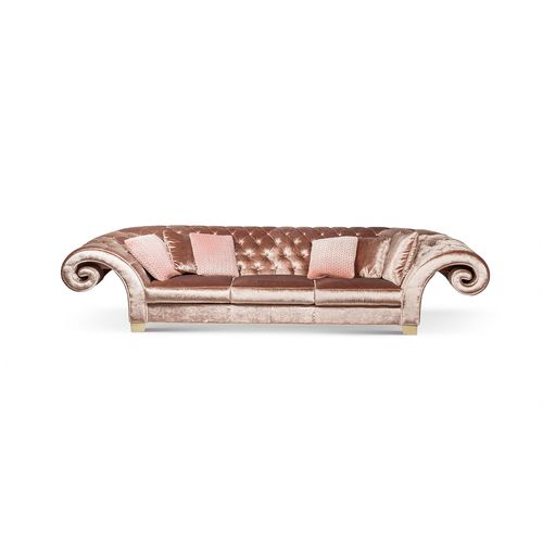 Canapé de style - NEW VERSAILLES - VGnewtrend - en tissu / en mousse de polyuréthane / en cuir