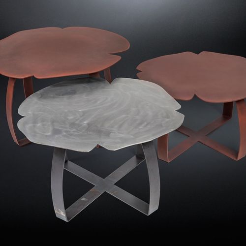 Table basse contemporaine - ANDY SMALL - VGnewtrend - en fer / avec piètement en métal peint / pour hôtel