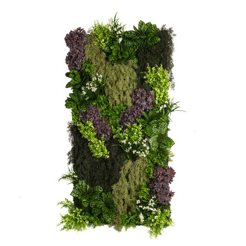 Mur végétal synthétique - YELLOWSTONE - VGnewtrend - en panneau modulaire / sur mesure / feuillages denses
