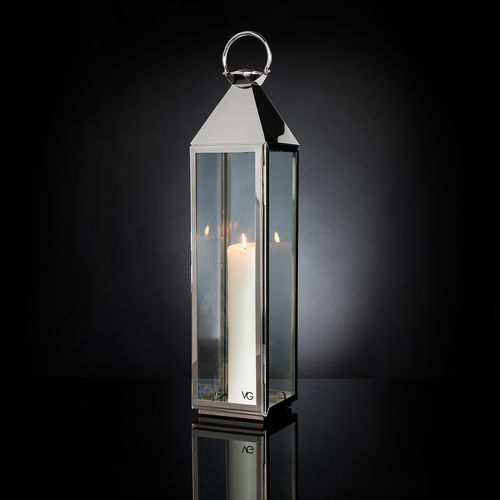 Lanterne contemporaine - TOP PYRAMID-SHAPED - VGnewtrend - en acier inox / cylindrique / pour plage de piscine