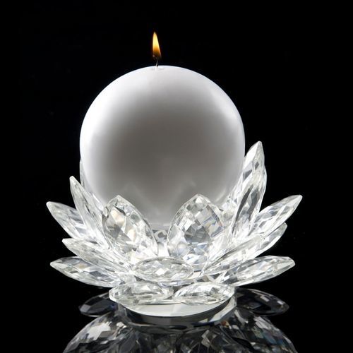 Bougeoir en cristal - LOTUS  - VGnewtrend - professionnel