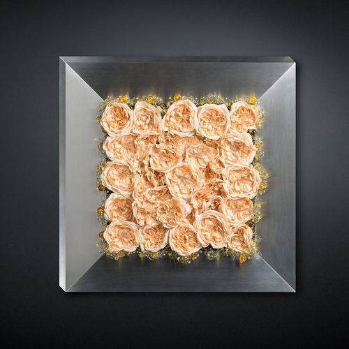 Panneau décoratif d'ameublement - ROSA PERLA - VGnewtrend - pour agencement intérieur / mural / en métal
