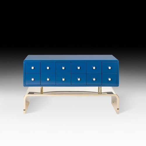 Commode contemporaine - AUSPICIOUS DRESSER - VGnewtrend - en acier / avec rangement / Fabriquée en Italie