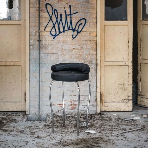 Tabouret de bar contemporain - MARILEN - VGnewtrend - en cuir / en tissu / en MDF