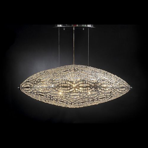 Suspension - ARABESQUE AIRSHIP - VGnewtrend - en maille d'acier inox / en métal poli / contemporaine