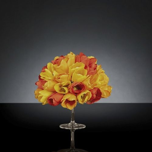 Pot de fleur en verre - STAND MIX TULIP - VGnewtrend - à poser / rond / Fabriqué en Italie
