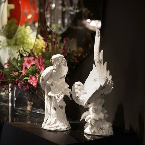 Sculpture en céramique - PAPAGENA - VGnewtrend - fait main / Fabriquée en Italie / à poser