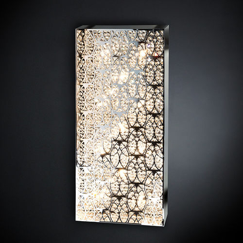 Applique murale contemporaine - DOMINO SMALL - VGnewtrend - d'intérieur / en métal poli / en acier inoxydable