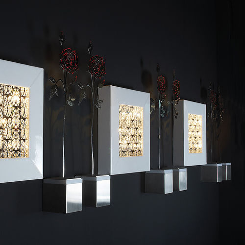 Applique murale contemporaine - ARRAS SMALL - VGnewtrend - d'intérieur / en acier inoxydable / en cuir