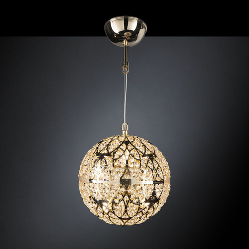Suspension - ARABESQUE EARTH 30 - VGnewtrend - en acier inoxydable / en cristal / contemporaine