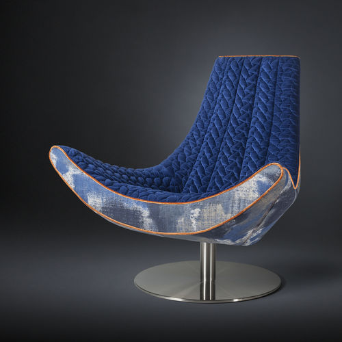 Fauteuil contemporain - IBIZA - VGnewtrend - en tissu / en mousse de polyuréthane / en contreplaqué