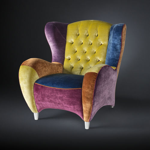Fauteuil contemporain - SCHINKE - VGnewtrend - en cuir / en tissu / en polyuréthane