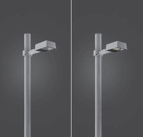 Lampadaire urbain - SINGLE ZEUS - PUK LIGHTING - de jardin / contemporain / en acier inoxydable