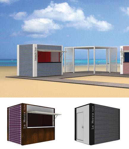 Kiosque de restauration - T07 - c.m.c.2. 0 - en béton