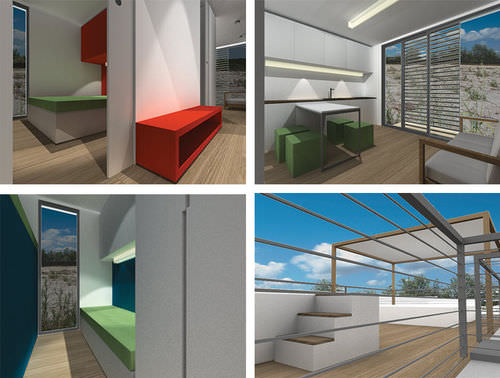 Micro-maison préfabriquée - T04 - c.m.c.2. 0 - contemporaine