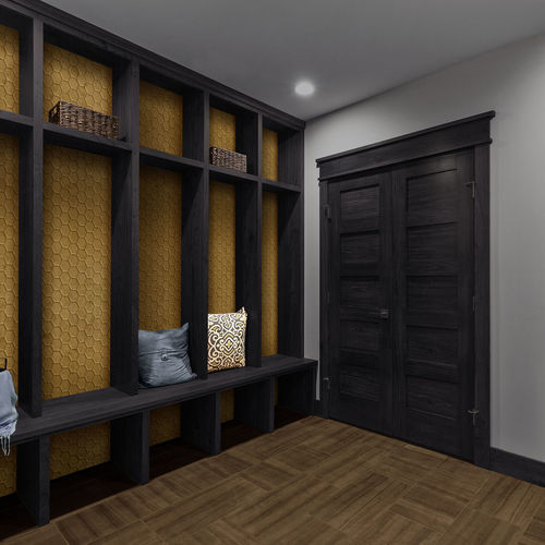 Panneau décoratif de revêtement - FL COMB VELVET Curry - SIBU DESIGN - mural / pour agencement intérieur / léger