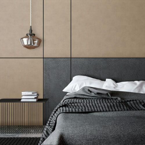 Revêtement mural d'intérieur - LL STONY GROUND - SIBU DESIGN - en PET / mat / aspect cuir