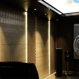 Revêtement mural d'intérieur - LL LEGUAN GOLD - SIBU DESIGN - en PET / mat / aspect cuir