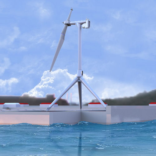 Éolienne à axe horizontal - Ades - monopale / pendulaire / onshore