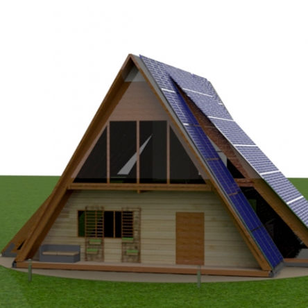 Maison préfabriquée - ECODOMUS - Ades - écologique / contemporaine / à 2 étages