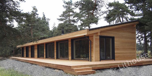 Maison préfabriquée - The Eric & Flo - Namas B.V. - en bois massif empilé / écologique / à économie d'énergie