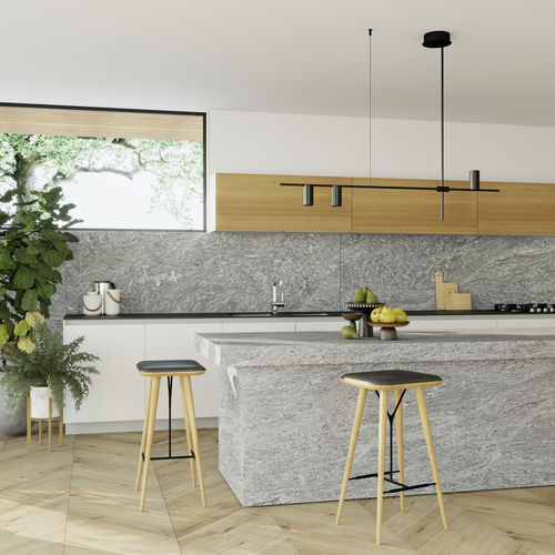 Plan de travail en pierre - SILVER CLOUD - Nikolaus Bagnara S.p.A. - pour cuisine / pour intérieur / pour extérieur