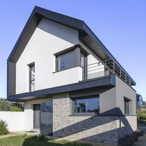 Tôle en zinc - elZinc LAVA&reg; - ASTURIANA DE LAMINADOS - patinée / grise / en bobine