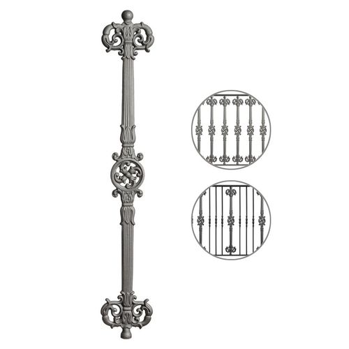 Garde-corps en fonte - BR 10 - Ghisarredo - de type balustrade / d'intérieur / d'extérieur