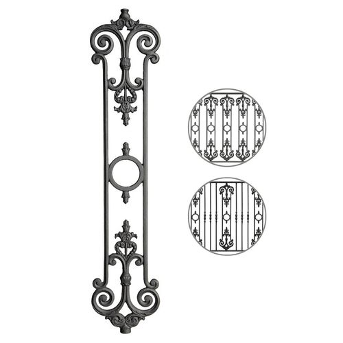 Garde-corps en fonte - BR 20 - Ghisarredo - de type balustrade / d'intérieur / d'extérieur