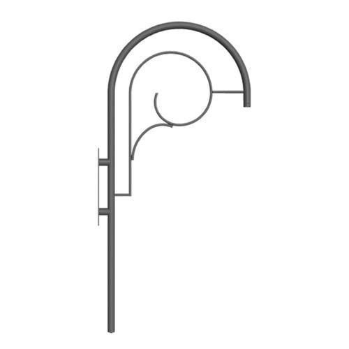 Console pour lampadaire urbain en aluminium anodisé - LC 0503 - Ghisarredo