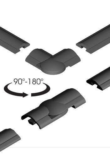 Raccord pour main courante - S 0073 - Ghisarredo - en métal / couvre-angle