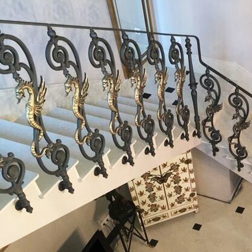 Garde-corps en fonte - BR 09 - Ghisarredo - de type balustrade / d'intérieur / d'extérieur