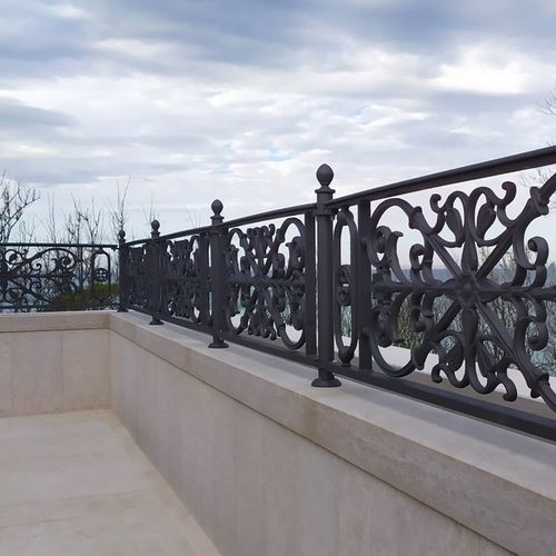 Garde-corps en fonte - BR 16 - Ghisarredo - de type balustrade / d'intérieur / d'extérieur