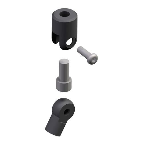 Connecteur pour garde-corps - BA04VS  - Ghisarredo - pour structure métallique / de balcon