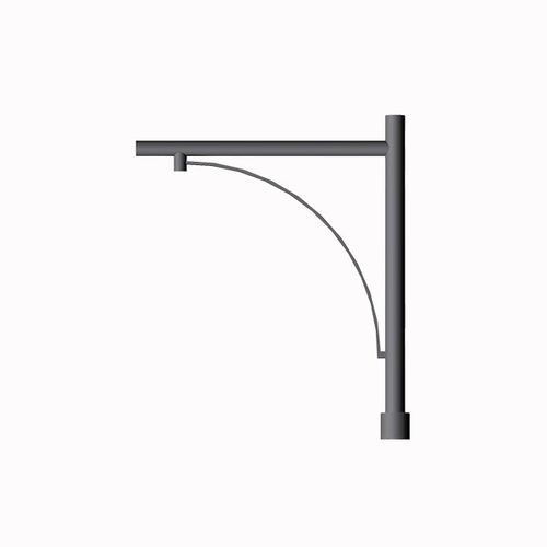 Console pour lampadaire urbain en acier galvanisé à chaud - LC 1101 - Ghisarredo