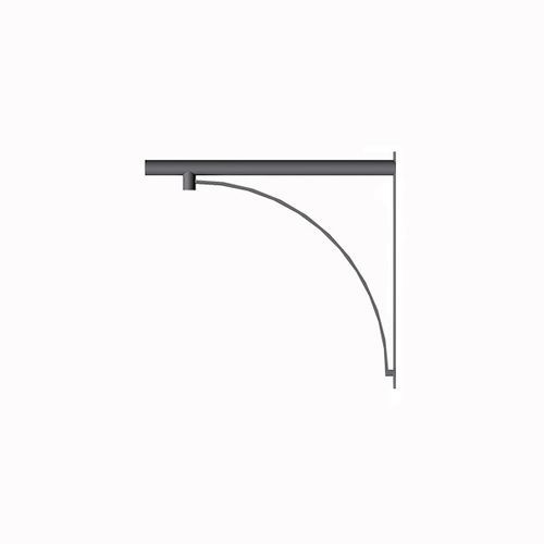 Console pour lampadaire urbain en acier galvanisé à chaud - LC 0101 - Ghisarredo