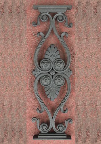 Garde-corps en fonte - K18023P002 - Ghisarredo - de type balustrade / d'extérieur / pour balcon