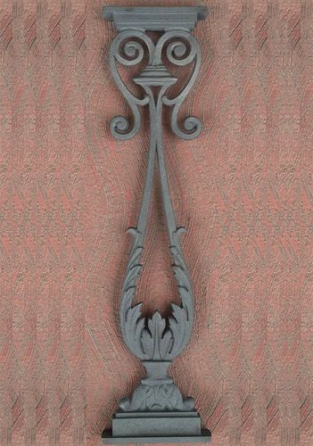 Garde-corps en fonte - K18023P001 - Ghisarredo - de type balustrade / d'extérieur / pour balcon