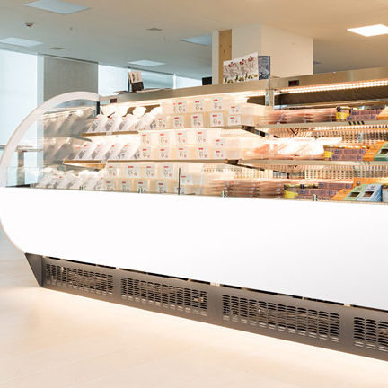 Vitrine réfrigérée comptoir - CLASSIC GNG - Oscartek - pour commerce / en inox / à portes coulissantes
